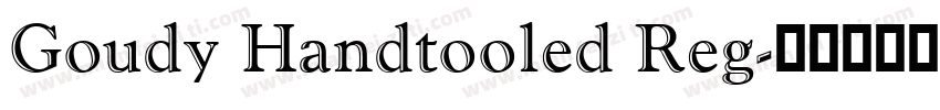 Goudy Handtooled Reg字体转换